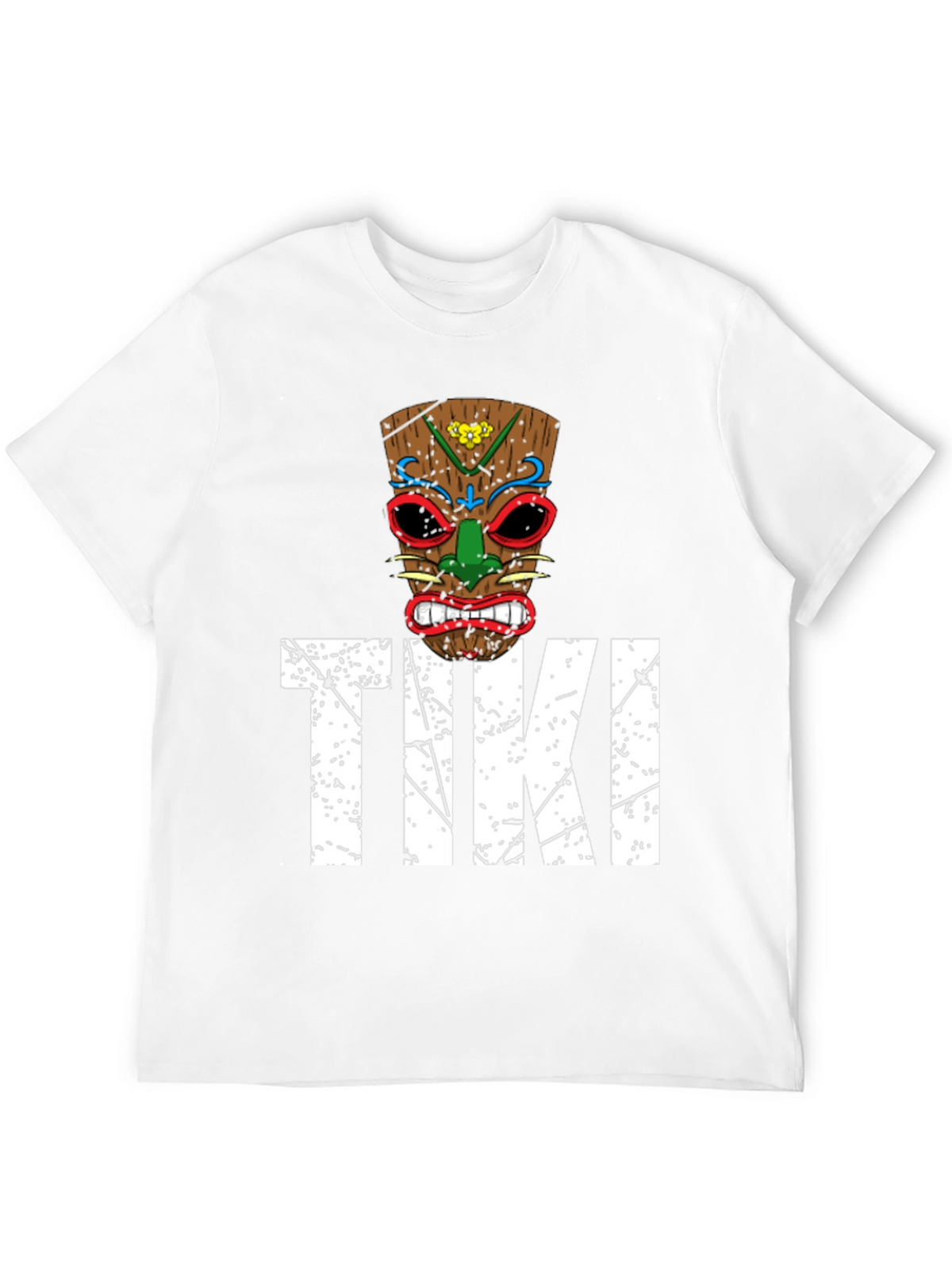 Mens Tiki Graphic T-Shirt