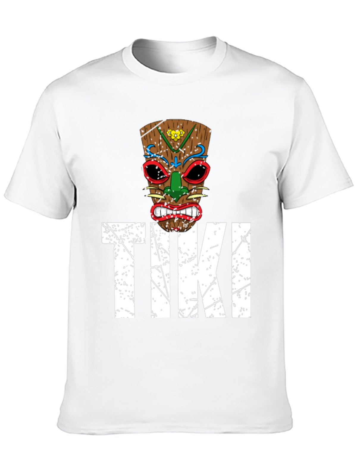 Mens Tiki Graphic T-Shirt