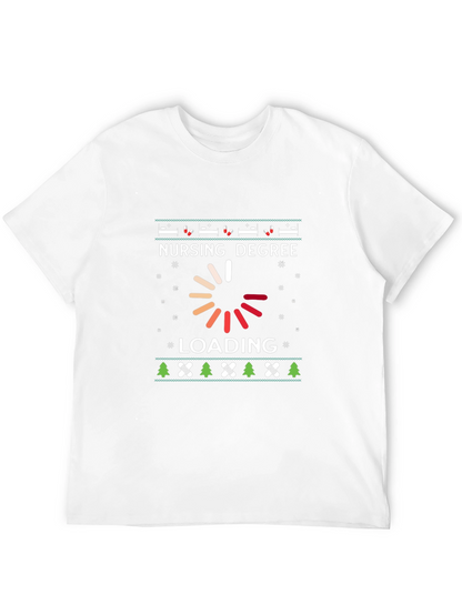 Nursing Degree Loading T-Shirt Ugly Christmas Sweater Style