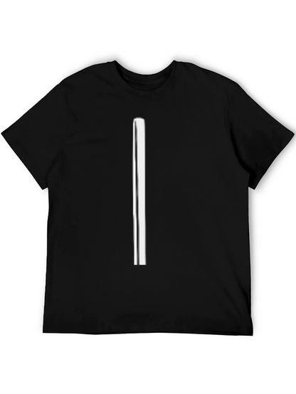 Minimalist Striped Black T-Shirt
