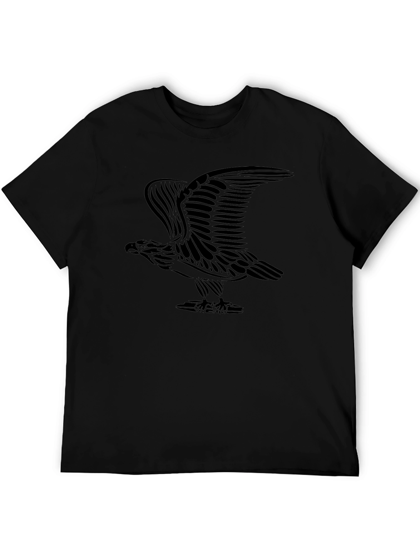 Black Eagle Graphic Tee - Mens Short Sleeve