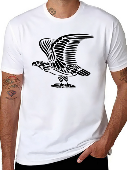 Black Eagle Graphic Tee - Mens Short Sleeve