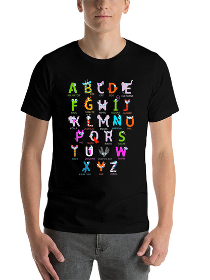 Alphabet Animal ABCs T-Shirt