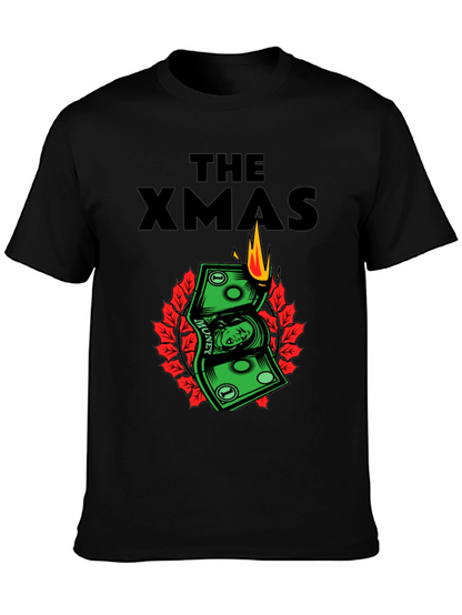 The Xmas Money T-Shirt - Burning Cash Holiday Tee