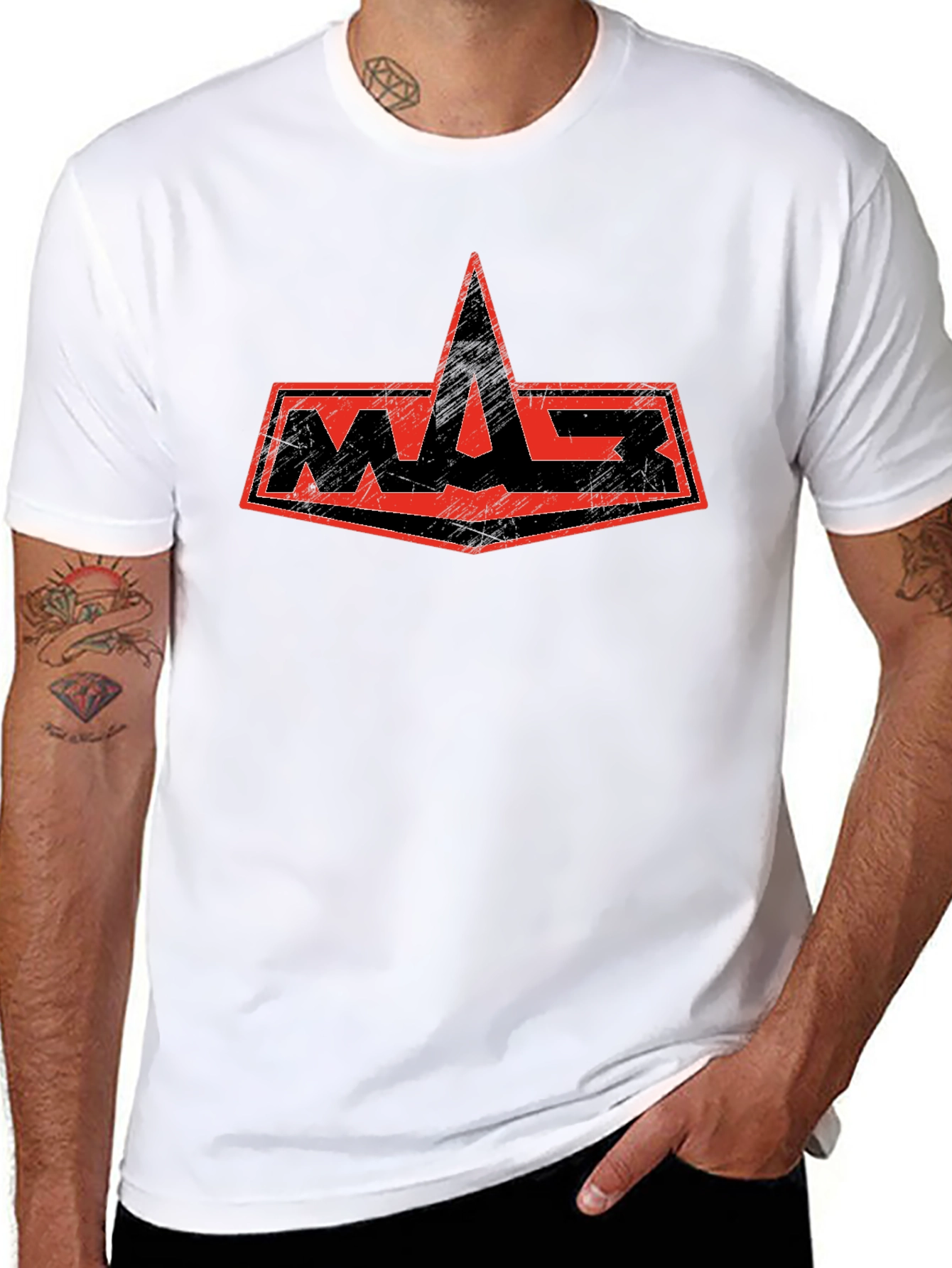 MAG T-Shirt - Black with Red Logo
