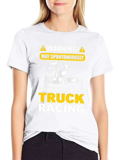 Warning Truck Racing T-Shirt