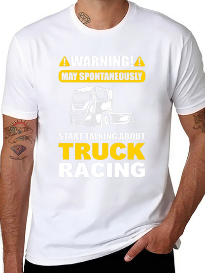 Warning Truck Racing T-Shirt