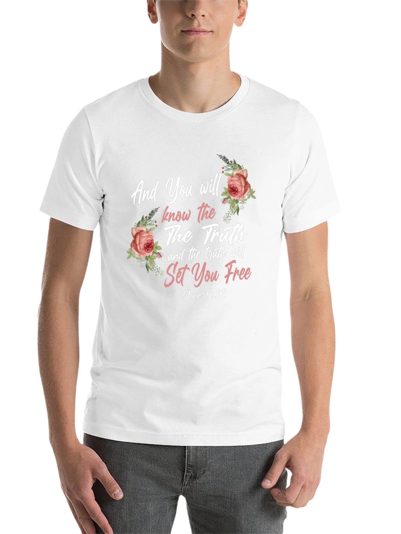 Truth Will Set You Free Floral T-Shirt