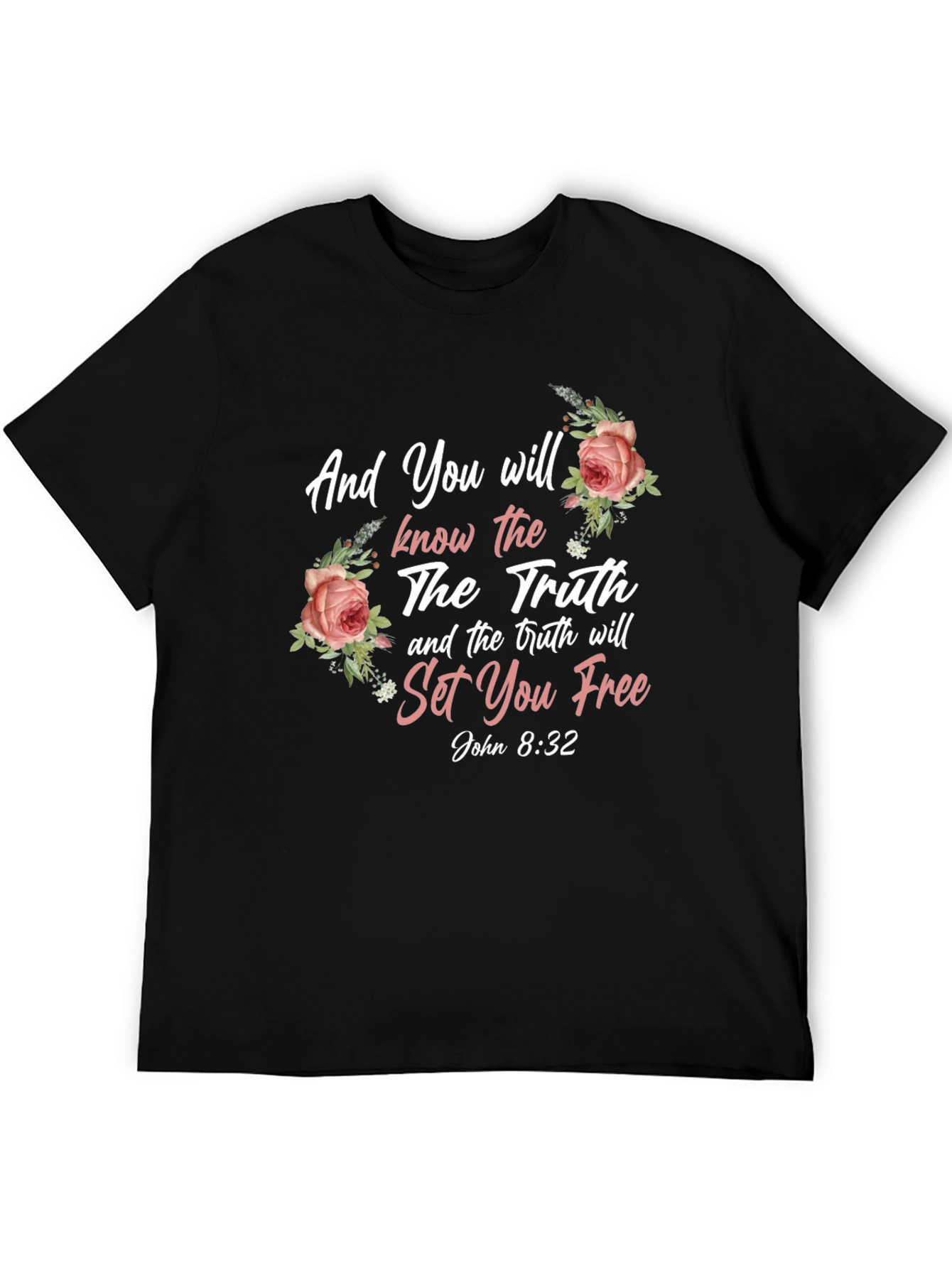 Truth Will Set You Free Floral T-Shirt