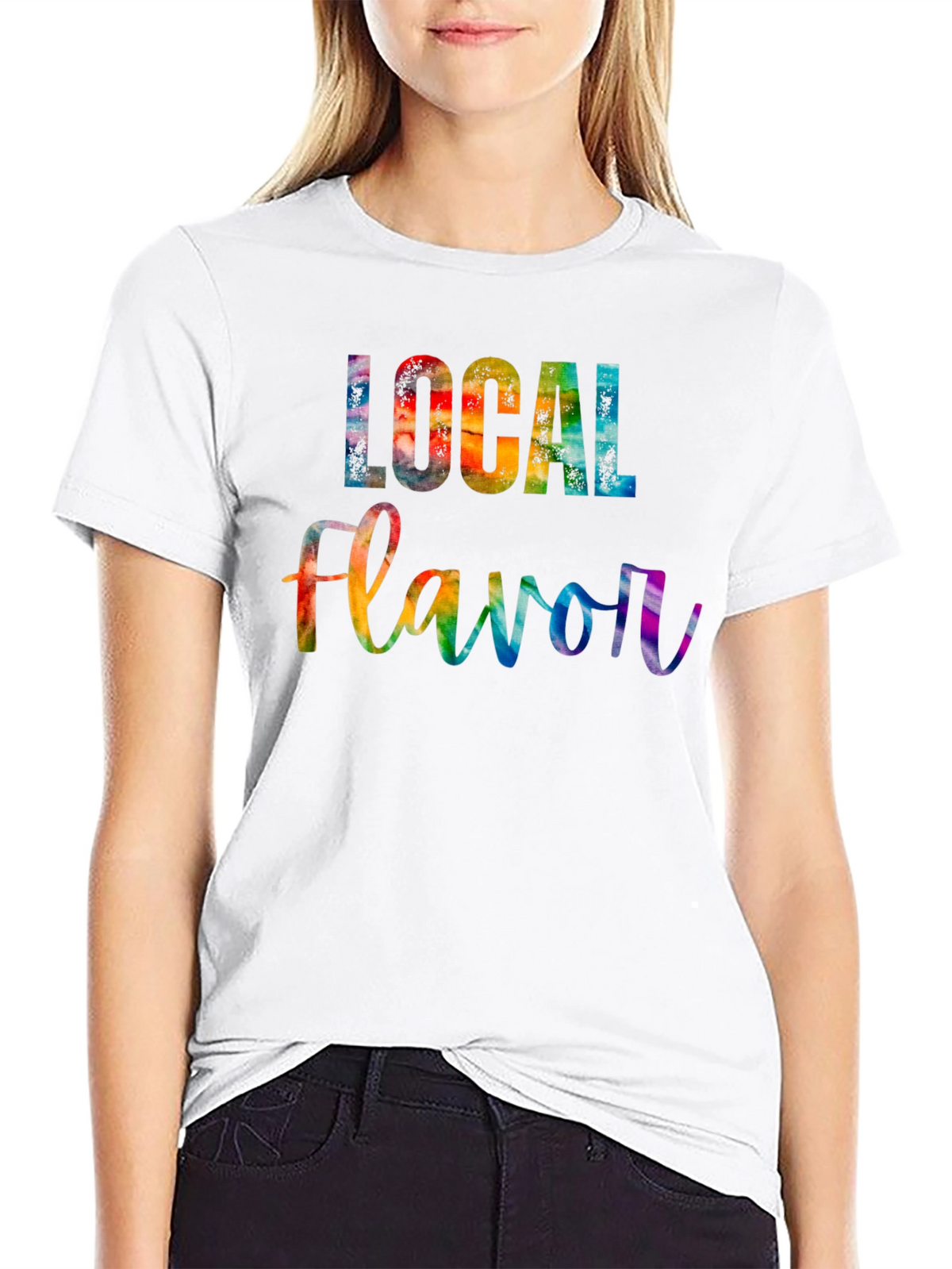 Local Flavor Rainbow Graphic Tee