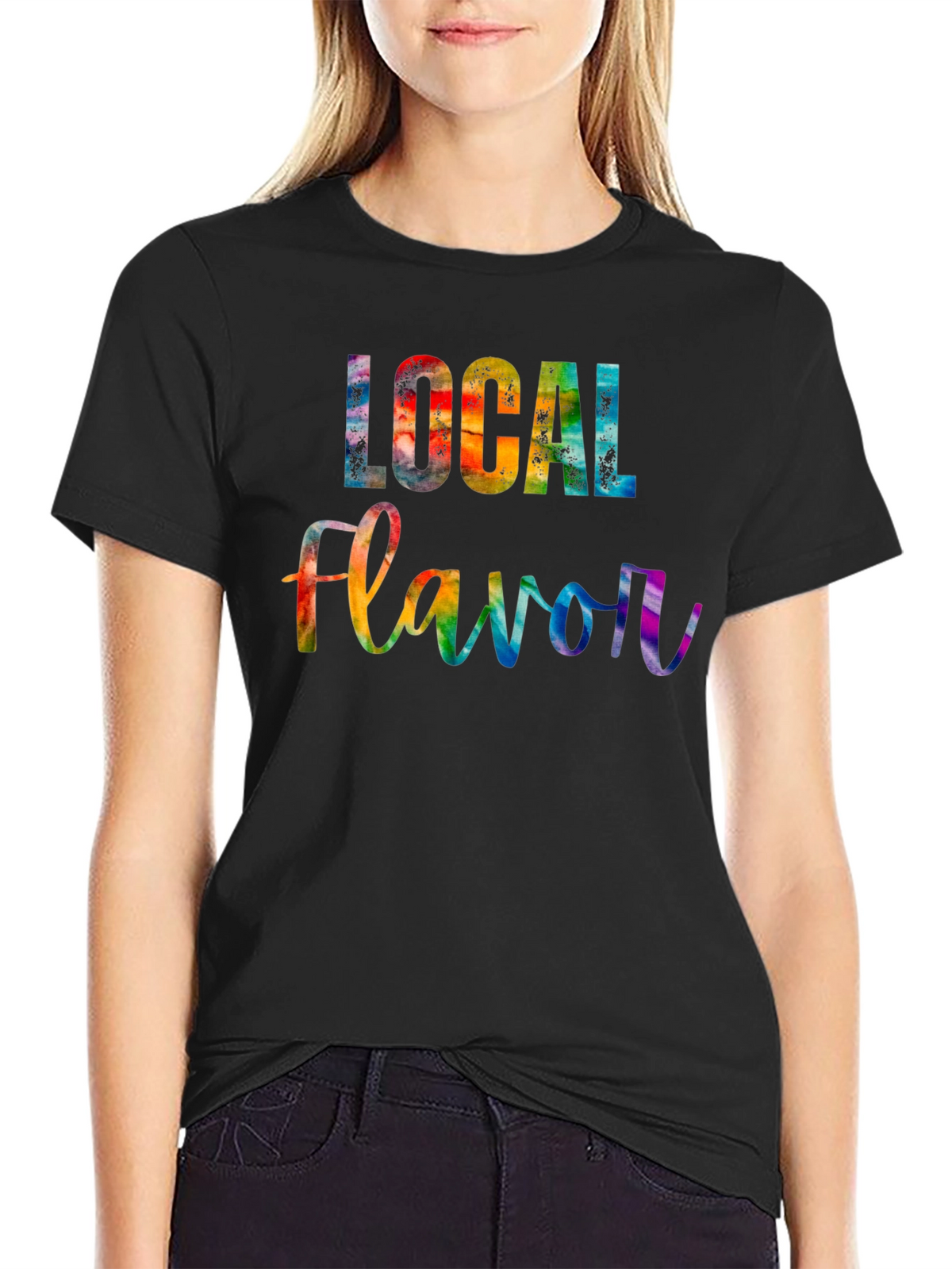Local Flavor Rainbow Graphic Tee