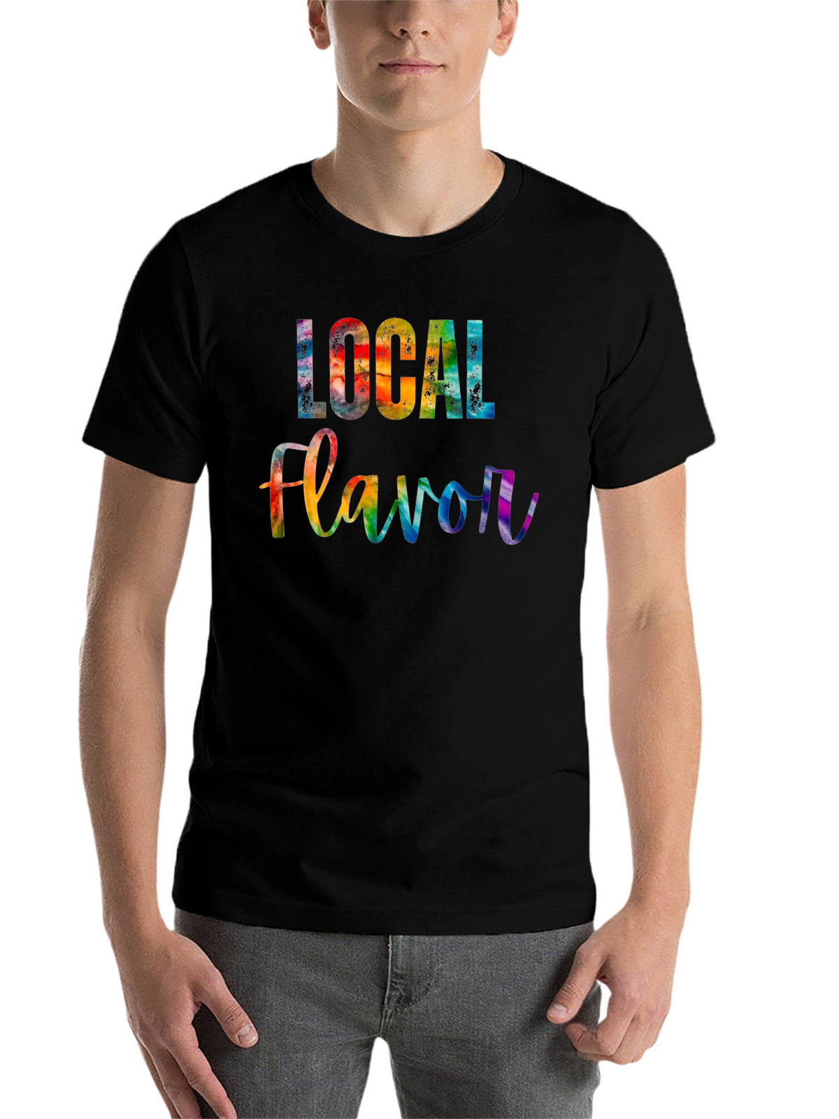 Local Flavor Rainbow Graphic Tee