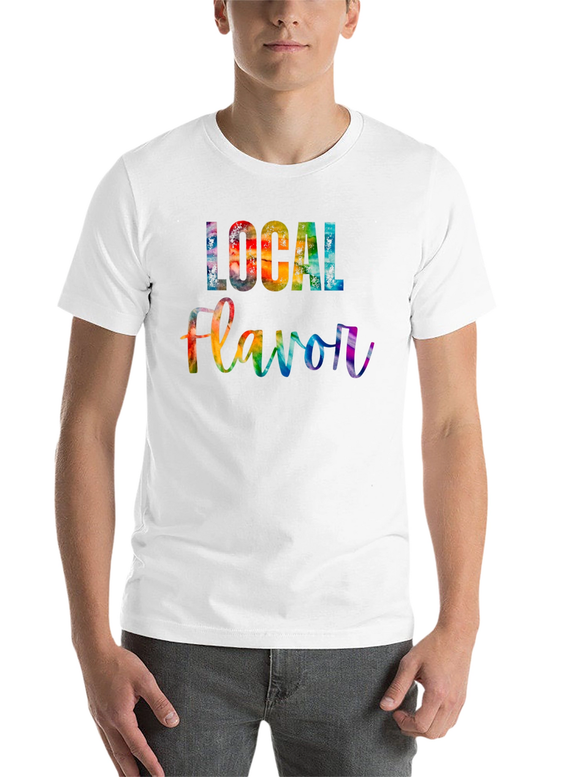 Local Flavor Rainbow Graphic Tee