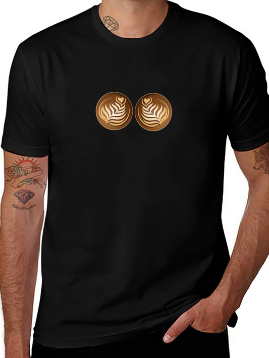 Latte Art Graphic T-Shirt