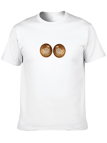 Latte Art Graphic T-Shirt