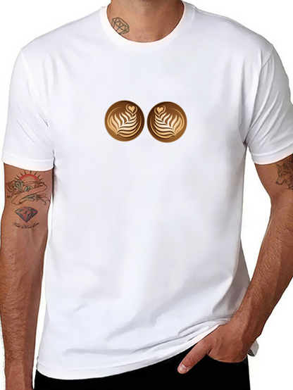 Latte Art Graphic T-Shirt