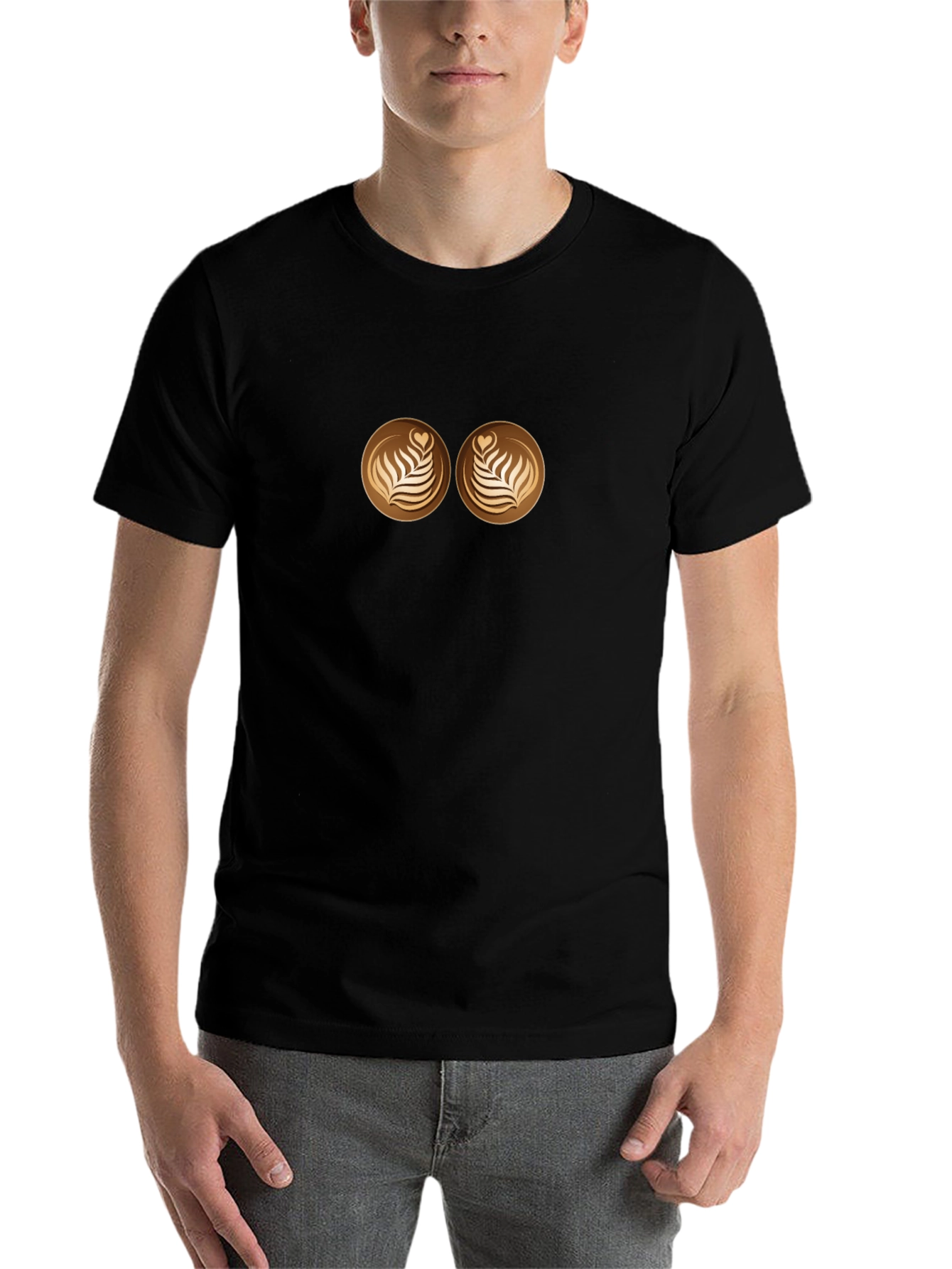 Latte Art Graphic T-Shirt
