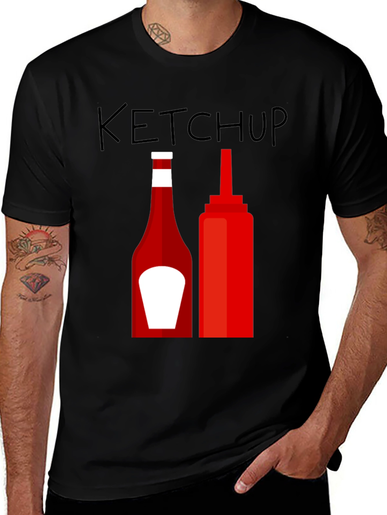 Ketchup T-Shirt - Funny Graphic Tee