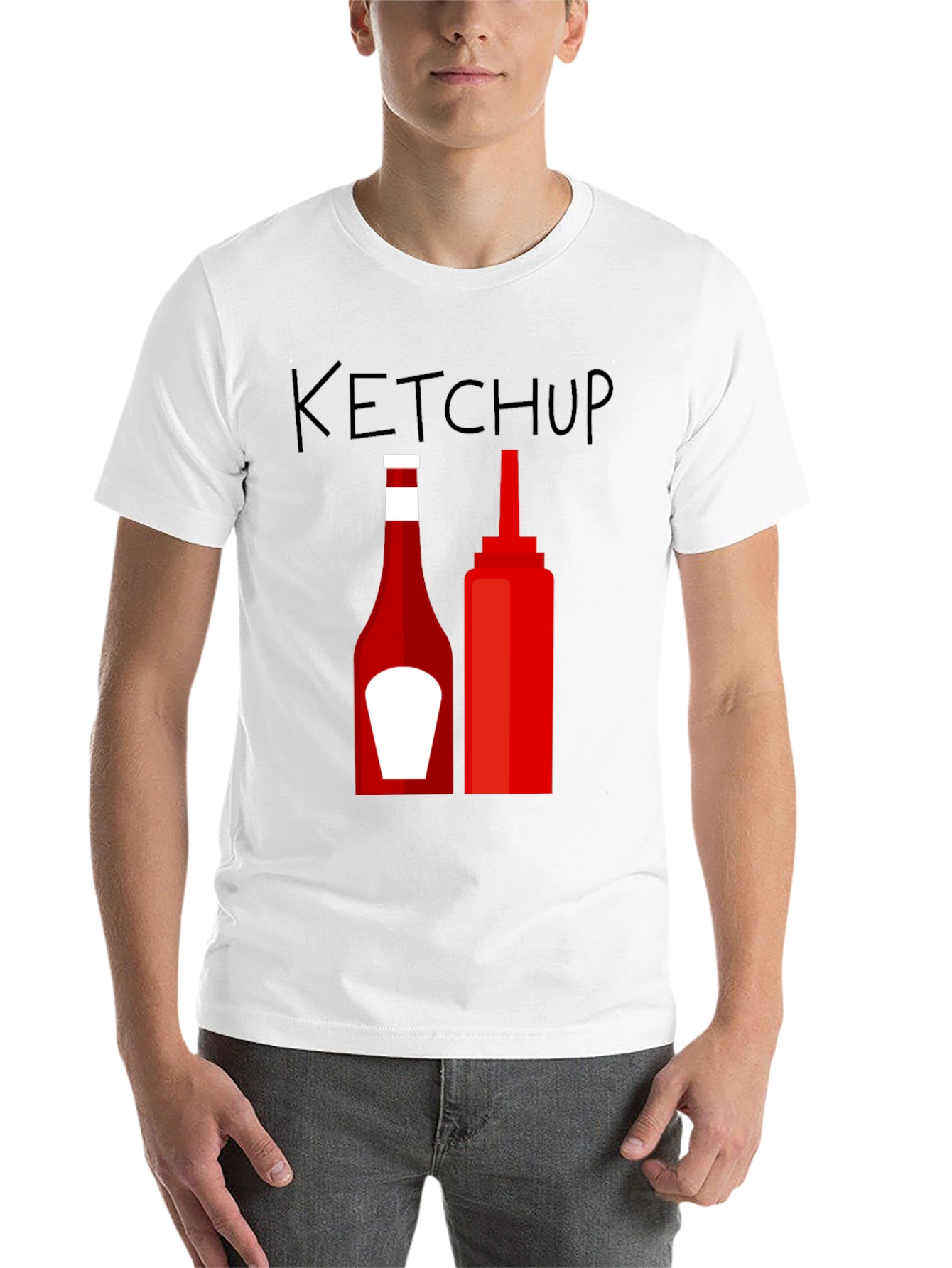 Ketchup T-Shirt - Funny Graphic Tee