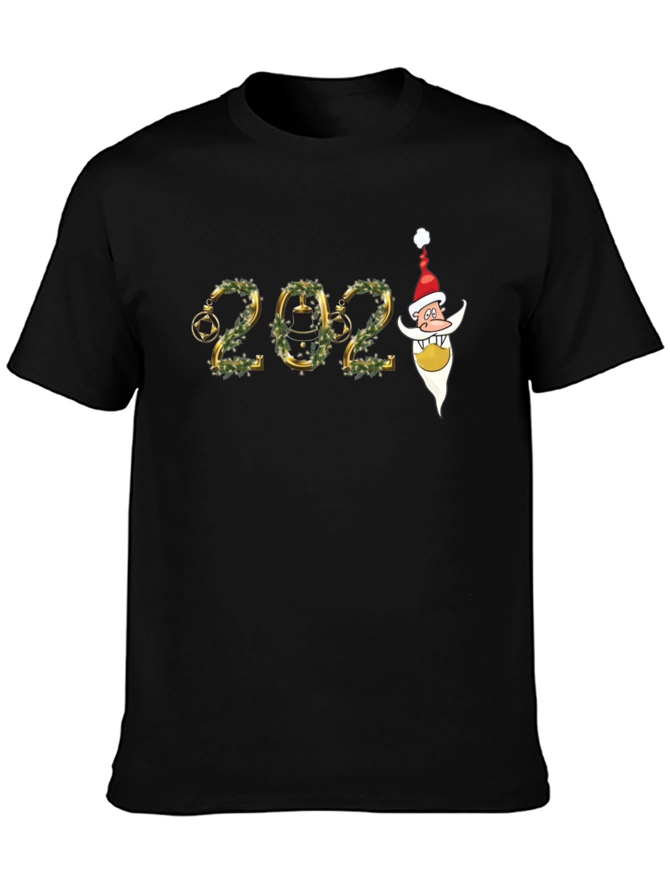 Festive 2024 Santa Graphic T-Shirt