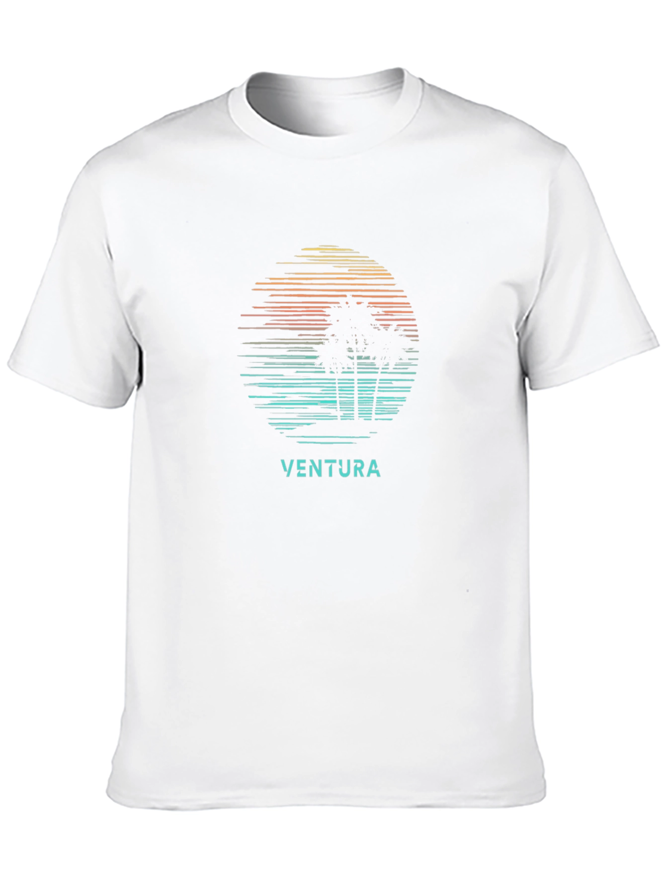 Ventura Palm Tree Sunset Graphic Tee