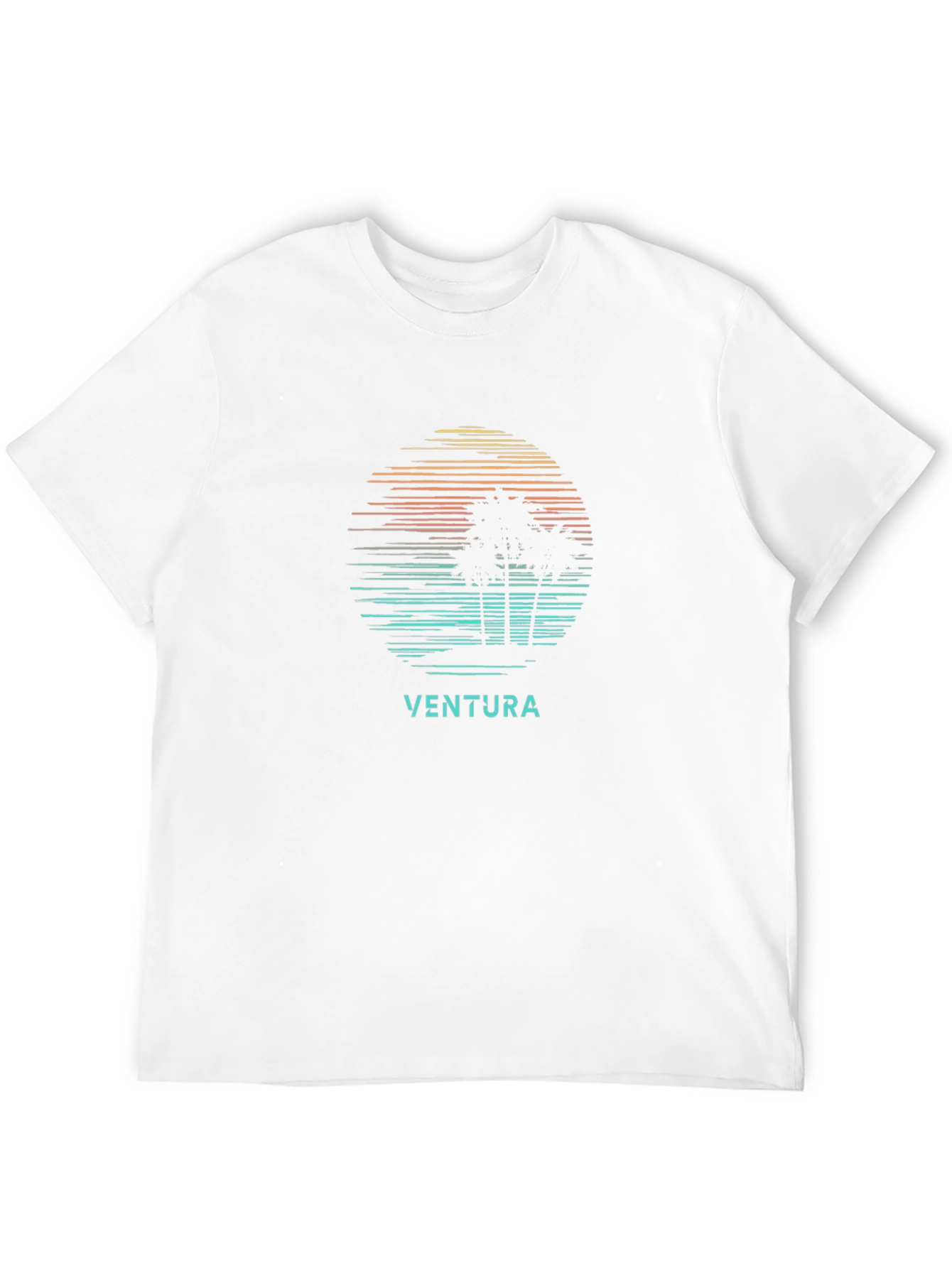 Ventura Palm Tree Sunset Graphic Tee