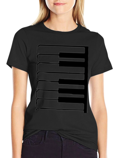 Piano Keys Graphic Tee - Musician T-Shirt