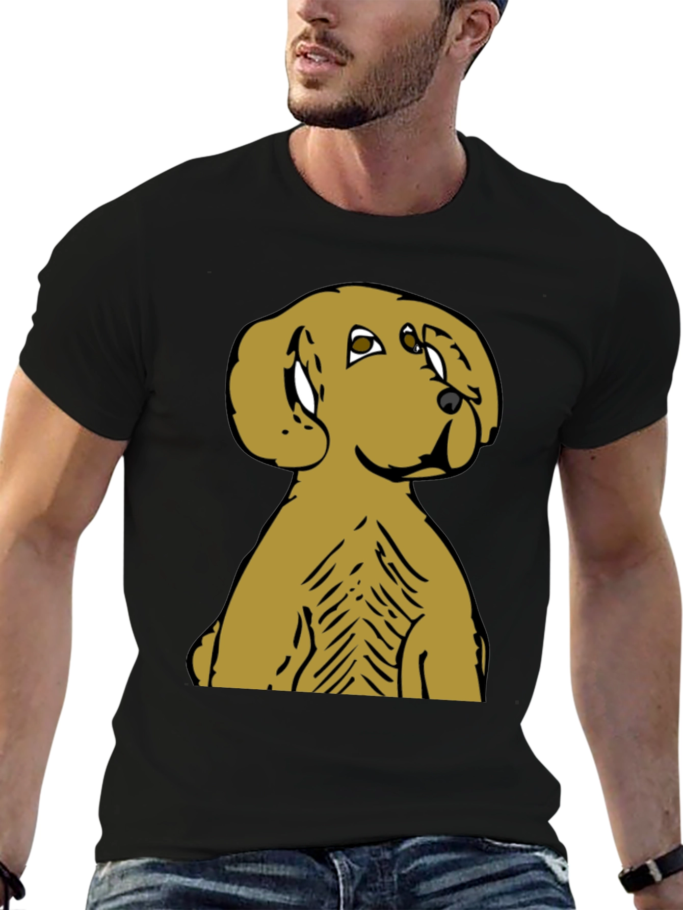 Dog Graphic Tee - Cute Cartoon Dog Shirt