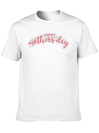 Happy Mothers Day Graphic Tee - Black