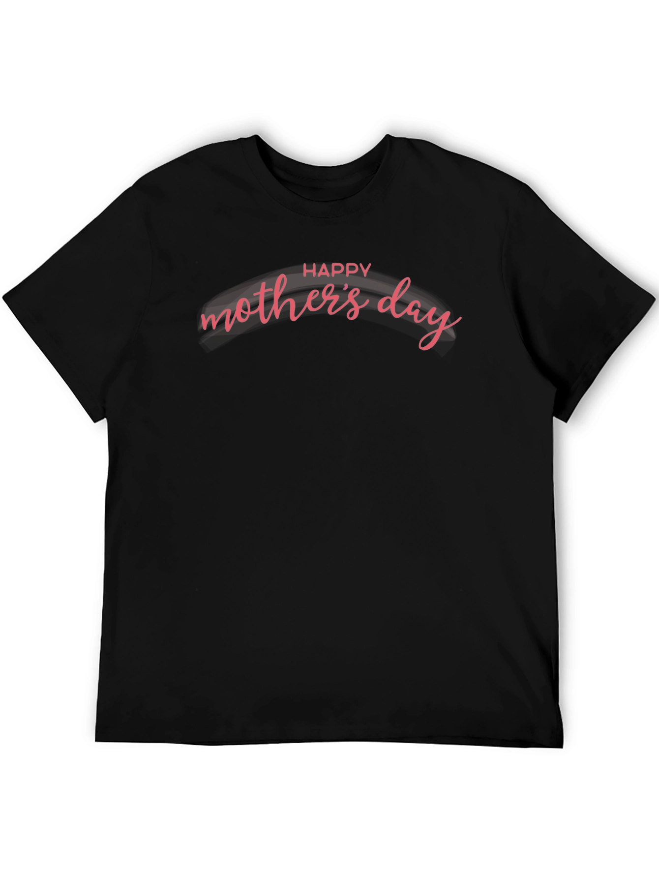 Happy Mothers Day Graphic Tee - Black