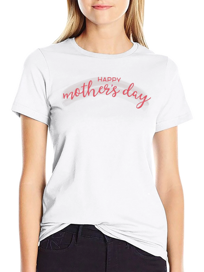 Happy Mothers Day Graphic Tee - Black