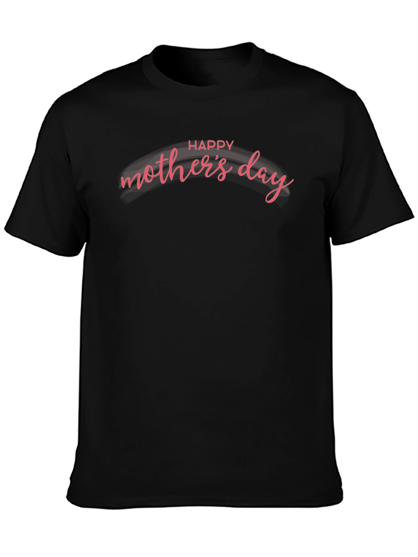 Happy Mothers Day Graphic Tee - Black