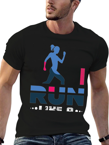 I Run Like a Girl Graphic Tee