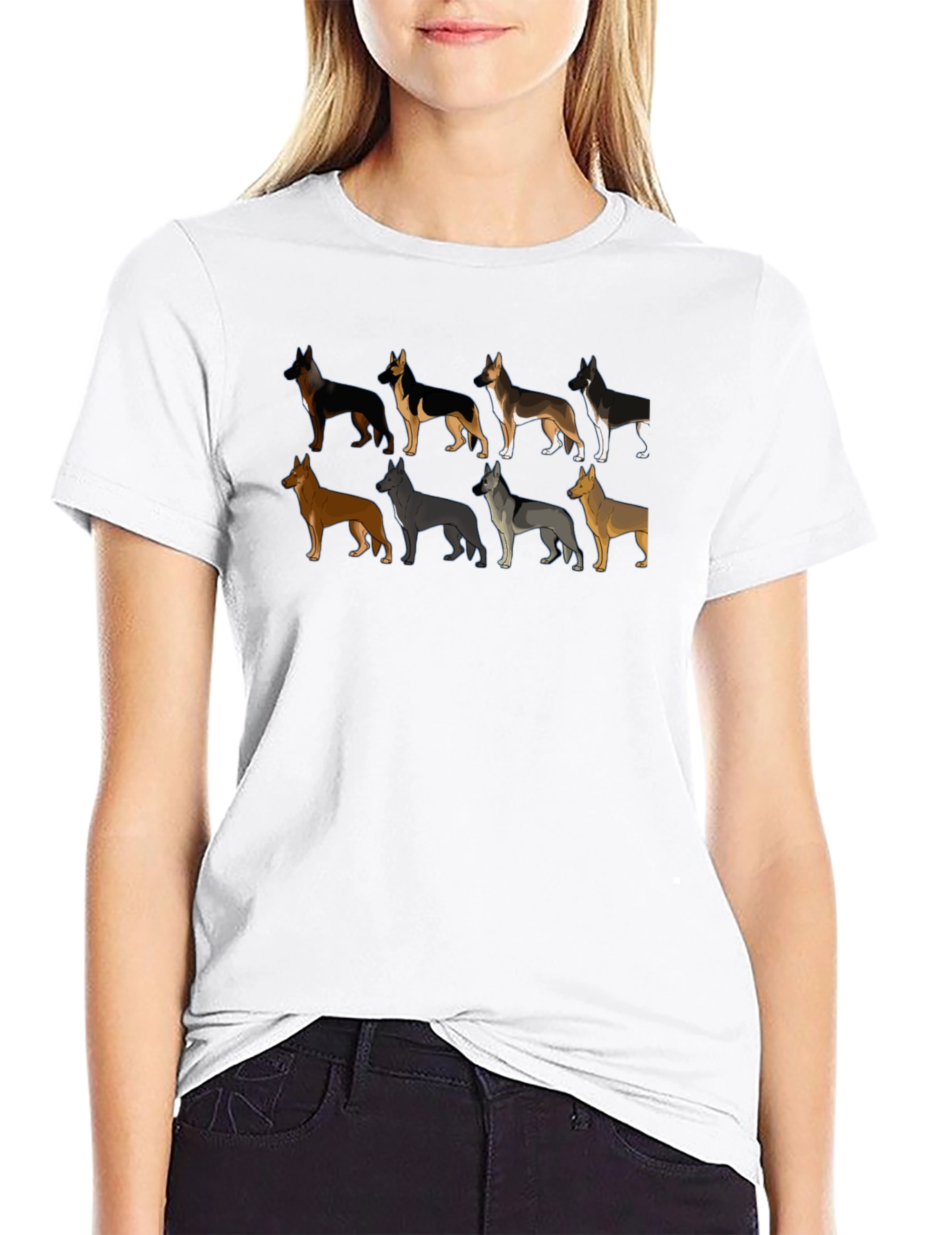 German Shepherd Dogs T-Shirt - Stylish Pet Lover Tee