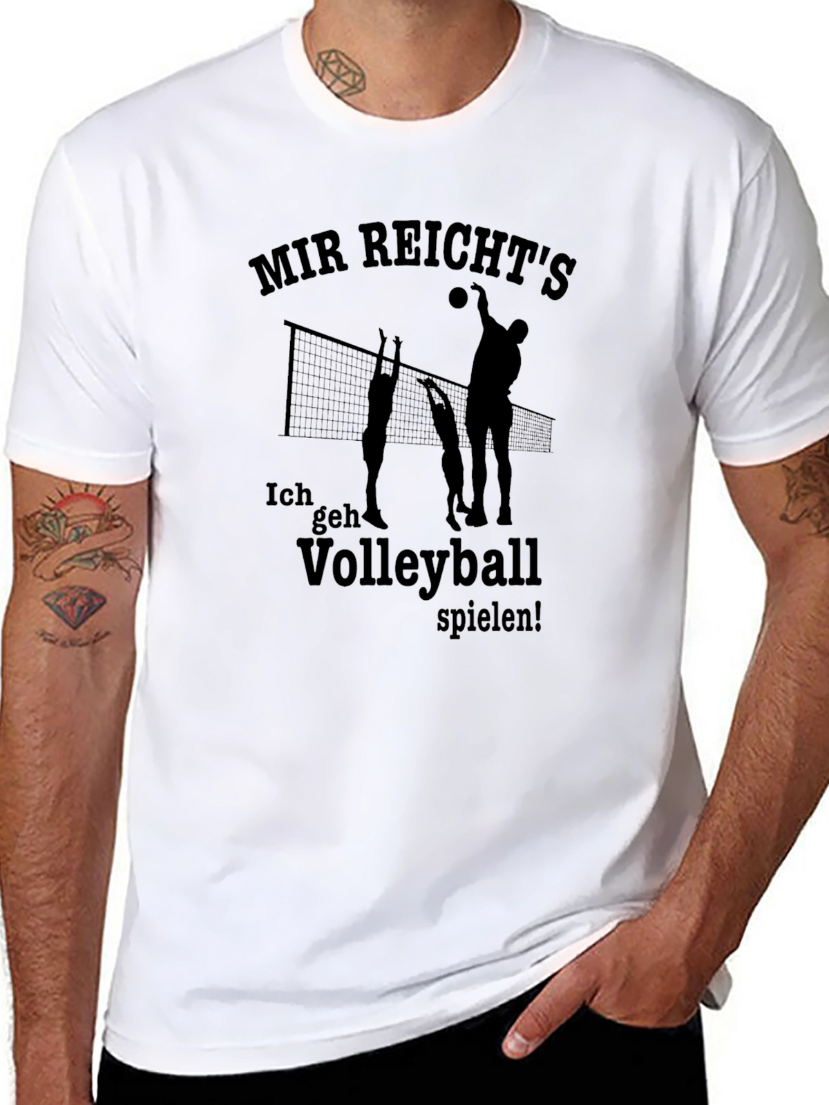 Volleyball T-Shirt - Mir Reichts Ich geh Volleyball spielen!