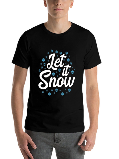 Let It Snow Graphic Tee - Holiday Season