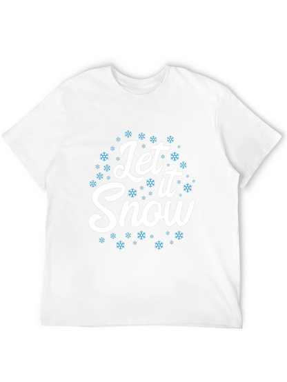 Let It Snow Graphic Tee - Holiday Season