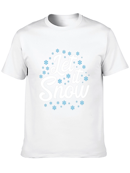Let It Snow Graphic Tee - Holiday Season