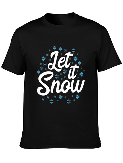 Let It Snow Graphic Tee - Holiday Season