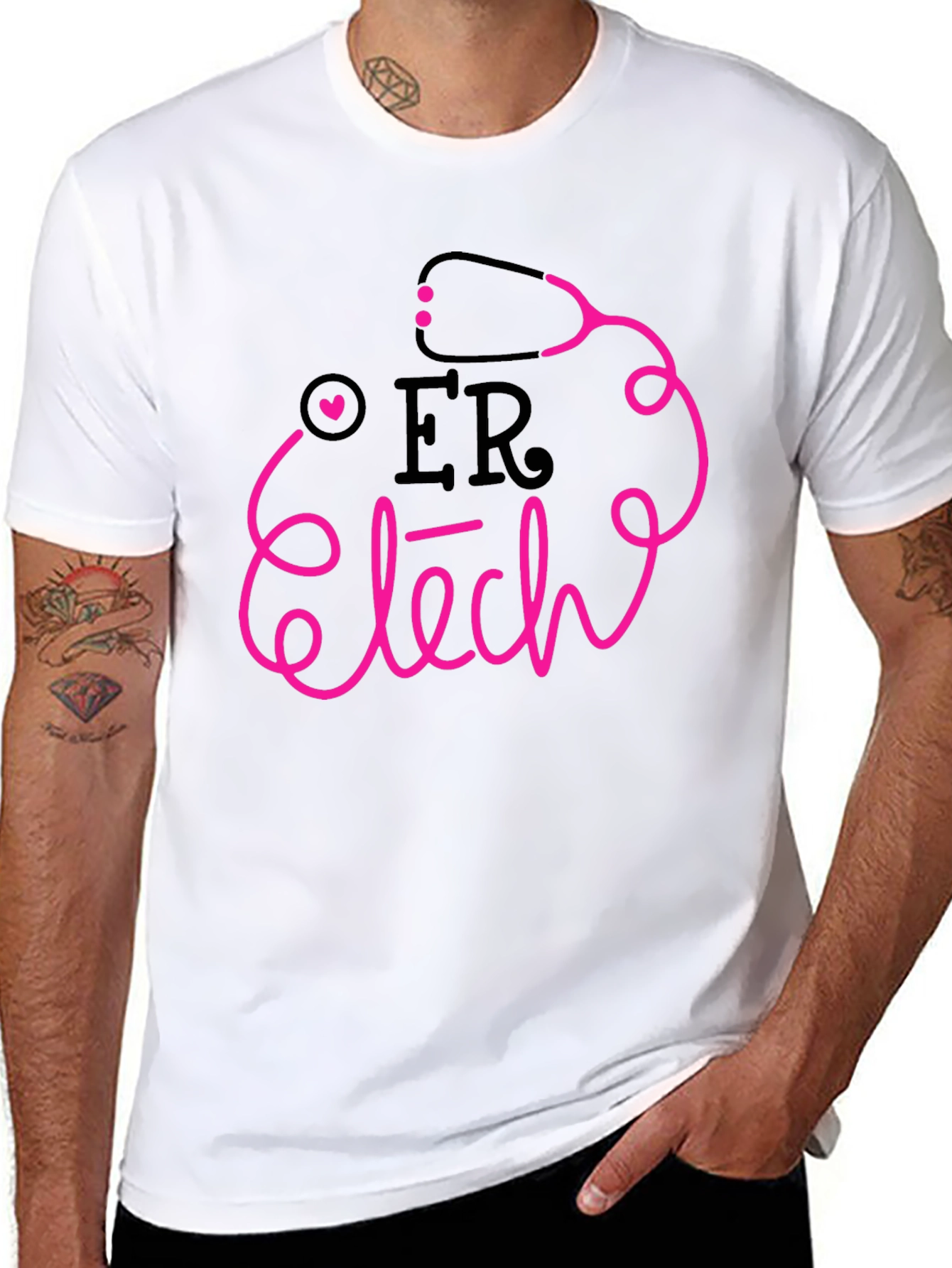 ER Tech Stethoscope Graphic Tee - Unisex
