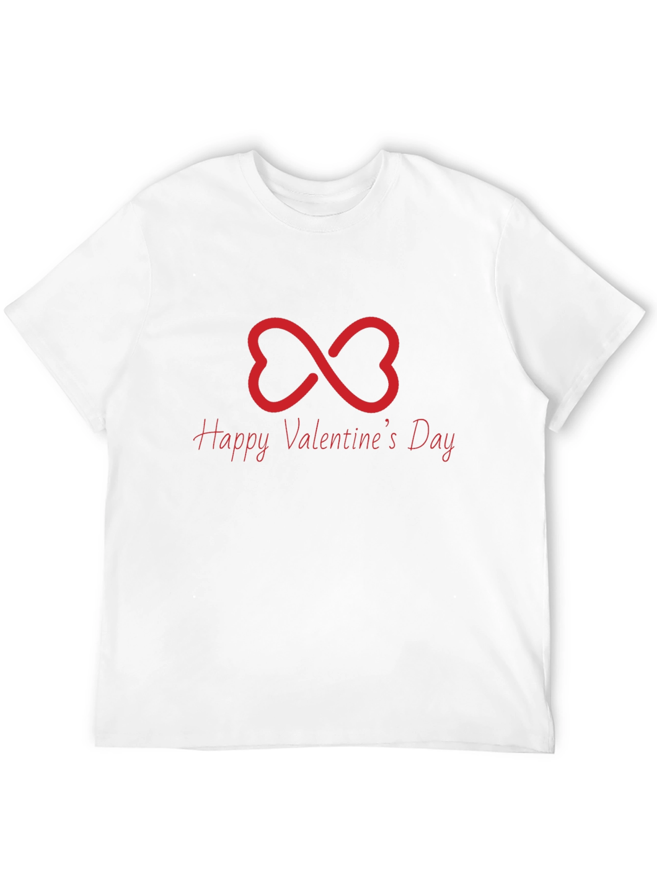 Happy Valentines Day Infinity Heart T-Shirt