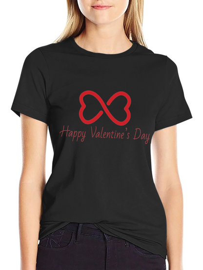 Happy Valentines Day Infinity Heart T-Shirt
