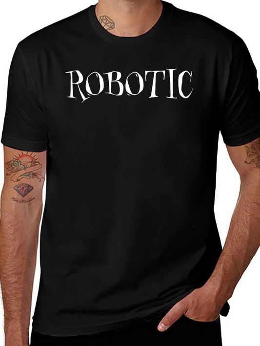 Robotic T-Shirt - Black - Stylish and Comfortable