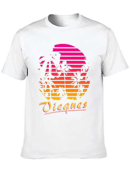 Vieques Retro Sunset T-Shirt