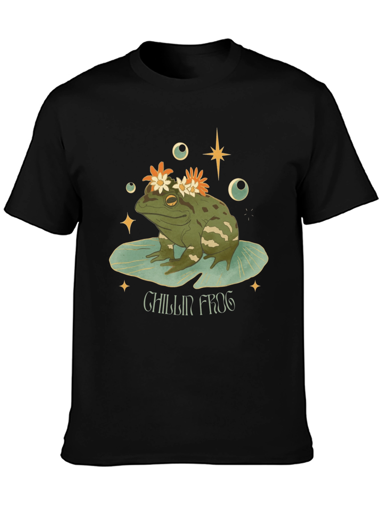Chillin Frog Graphic Tee - Relaxed & Stylish