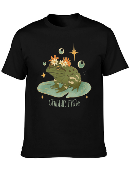 Chillin Frog Graphic Tee - Relaxed & Stylish