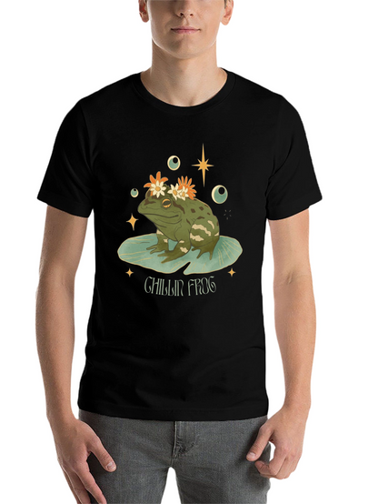 Chillin Frog Graphic Tee - Relaxed & Stylish