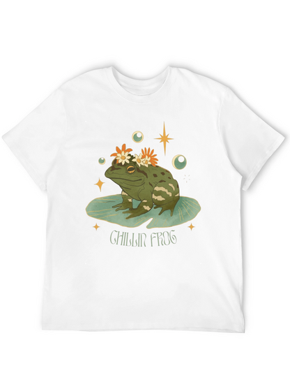 Chillin Frog Graphic Tee - Relaxed & Stylish