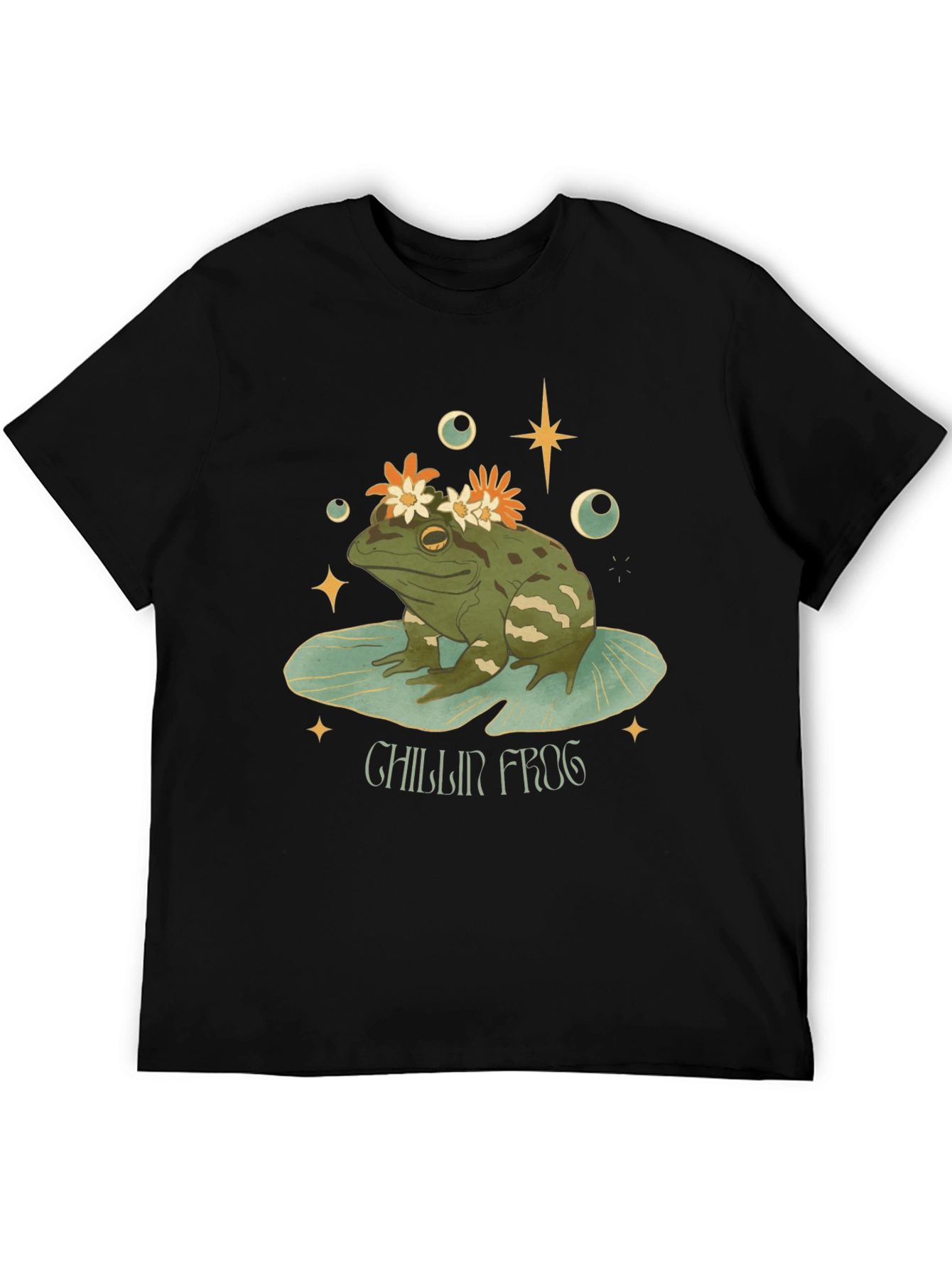 Chillin Frog Graphic Tee - Relaxed & Stylish