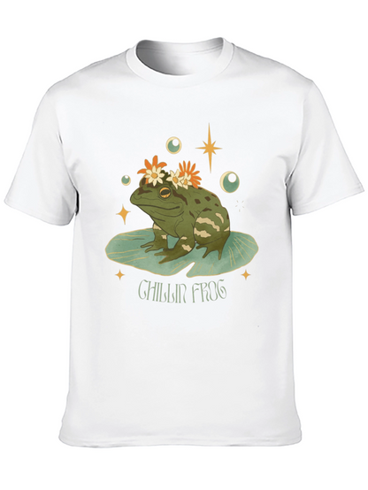 Chillin Frog Graphic Tee - Relaxed & Stylish